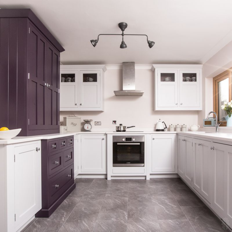 Painted Contemporary Kitchen