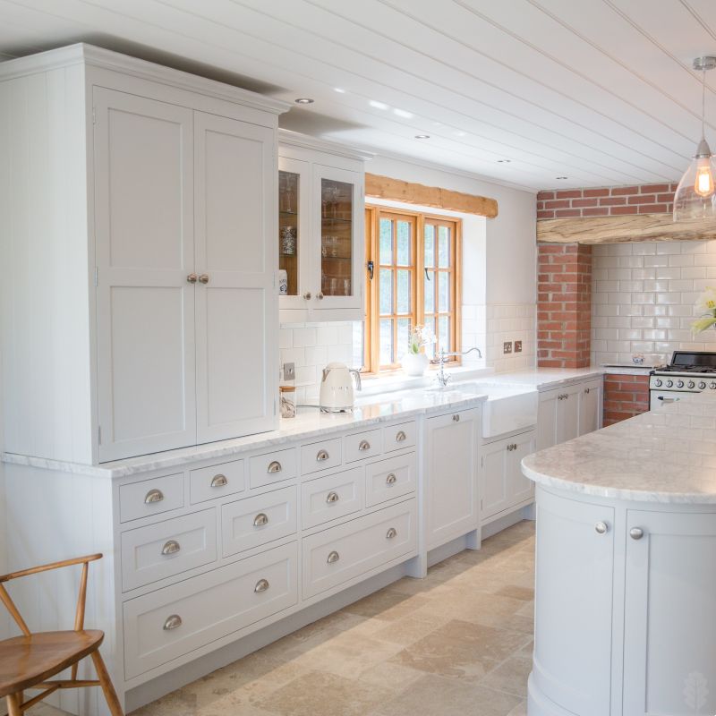 Contemporary Painted Oak